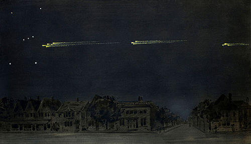 Meteoric Display of February 9, 1913, as seen near High Park, 1913, Gustav Hahn