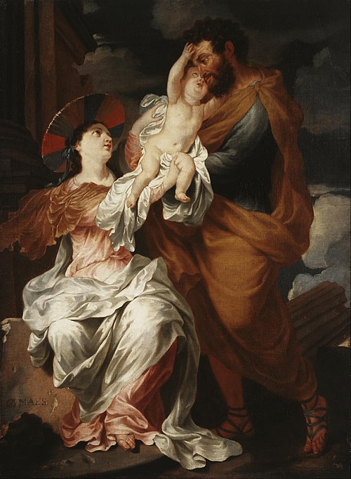 Holy Family, 1682, Godfried Maes