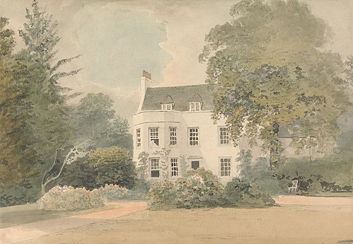 A White House in a Garden Setting, , Samuel Davis