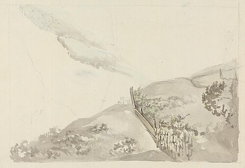 A Fence by a Gorge, 1792, Samuel Davis