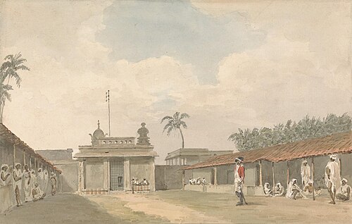 A Sepoy Sargent in a Compound, , Samuel Davis