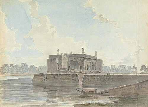 Ruined Palace by a River, , Samuel Davis