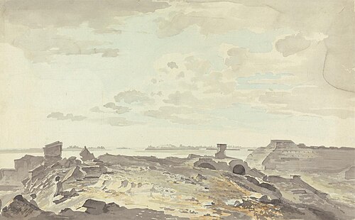 Ruined Fort on a River, , Samuel Davis