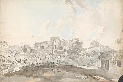 Old Mosque at Rajemahl [Rajmahal], , Samuel Davis