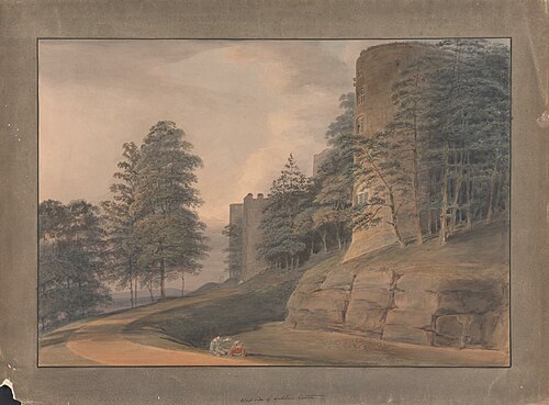 West Side of Ludlow Castle, , Samuel Davis