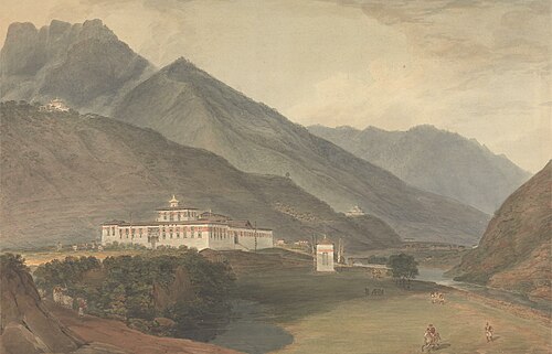 The Palace of the Deib Rajan at Tassisudon, , Samuel Davis