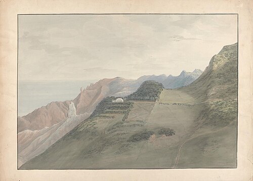 View in St. Helena, 1806, Samuel Davis