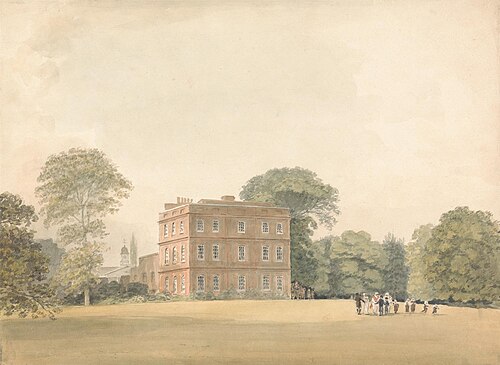 Side View of Ayot House, Hertfordshire, , Samuel Davis
