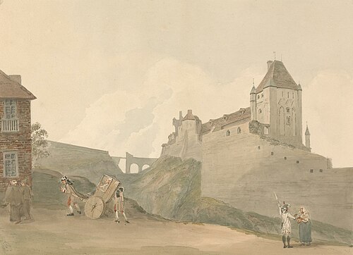 Castle at Dieppe, Normandy, , Samuel Davis