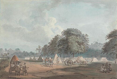 The Hur Rangers Encamped at Colgong, , Samuel Davis