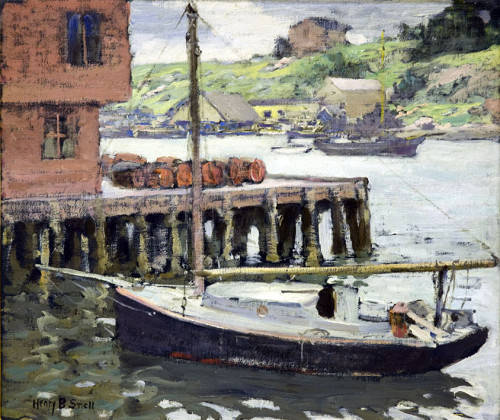 Harbor Scene, , Henry B. Snell