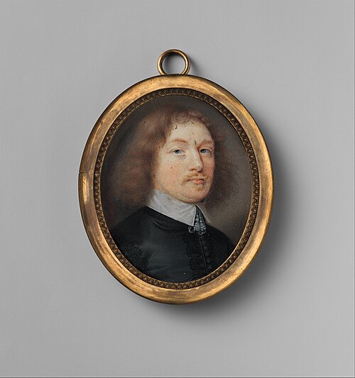 Portrait of a Man, Said to Be Philip Wharton (1613–1696), Fourth Baron Wharton, 1648, John Hoskins