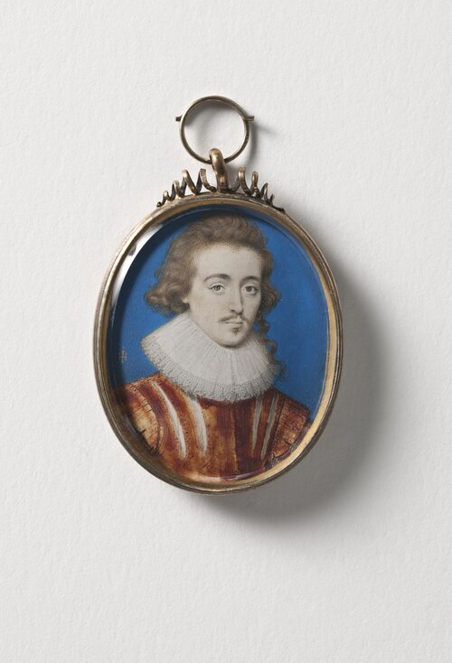 Unknown man. Possible member of the Cavendish family, , John Hoskins