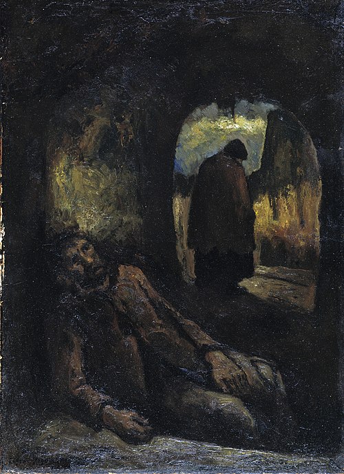 Hunger under a Bridge, 1912, Eugene Higgins