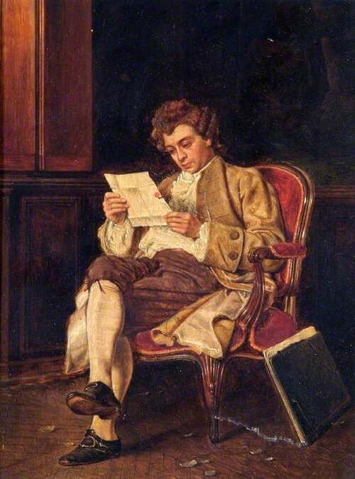 Man Reading, 1861, Matthew James Lawless