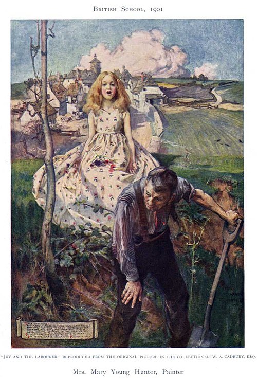 Joy and the Labourer, 1905, Mary Young Hunter