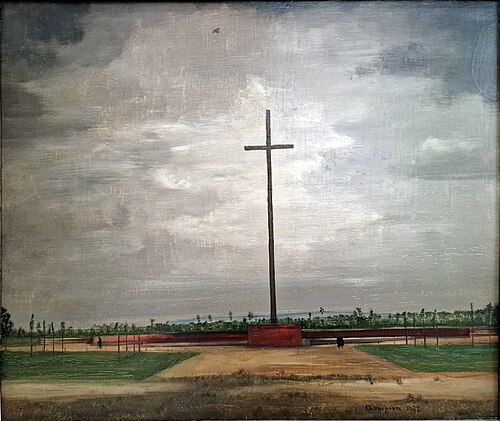 Paysage avec croix, 1932, Theo Champion