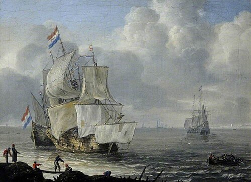 Shipping in an Estuary, 1661, Reinier Nooms