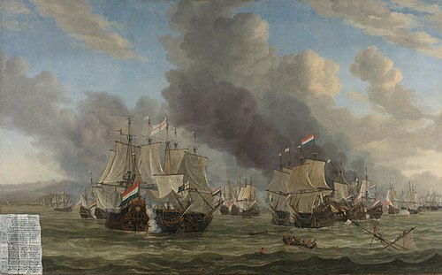 The Battle of Livorno, 1658, Reinier Nooms