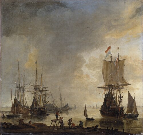 The Ship-yard in Amsterdam, 1655, Reinier Nooms