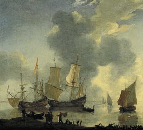 Sea with Ships, 1651, Reinier Nooms