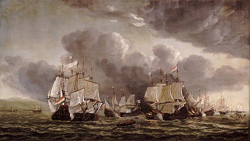 The Battle of Leghorn, 4 March 1653, 1653, Reinier Nooms