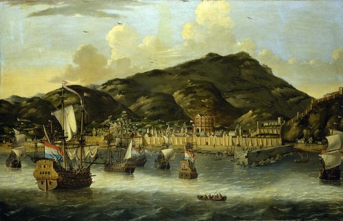 Dutch ships off Tripoli, , Reinier Nooms