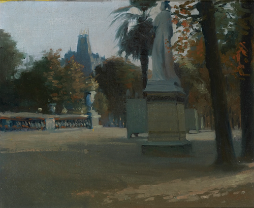 Garden of the Tuileries, Paris, 1902, Minerva J. Chapman
