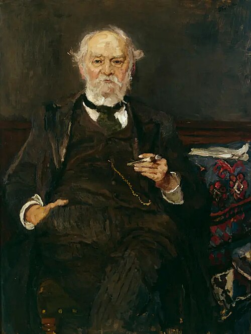 Portrait of mr. Sam van Houten, father of the artist, 1913, Barbara Elisabeth van Houten