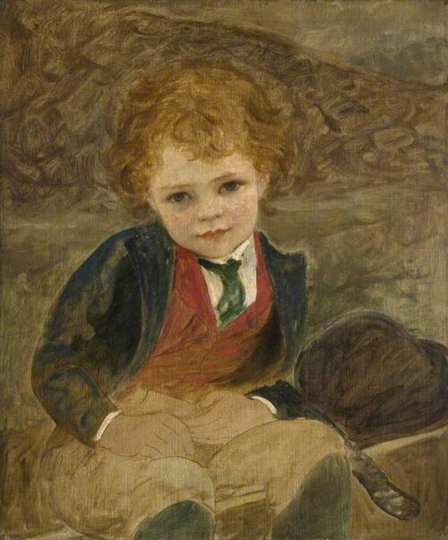 Study of the Honourable Archie Gordon, 1890, Louisa Starr