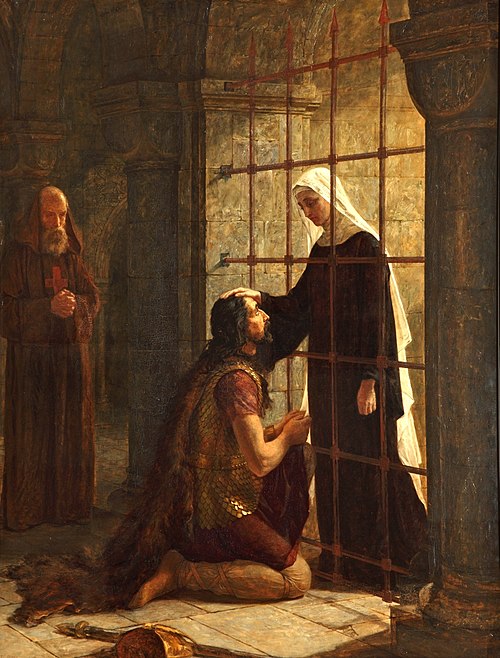 Sintram and his mother, 1873, Louisa Starr
