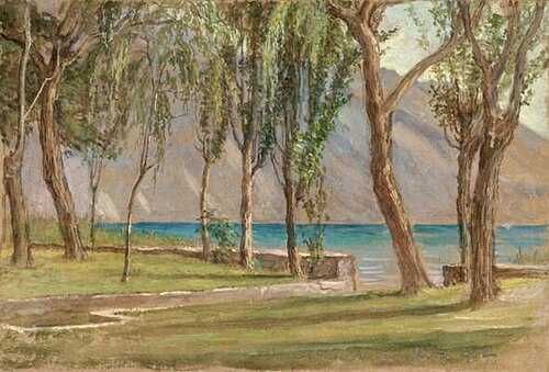 Riva, Lake Garda, 1904, Louisa Starr