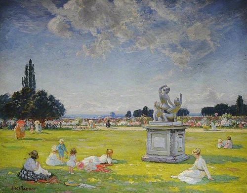 Summer at Hampton Court, 1898, Alice Maud Fanner