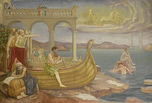 The Building of the 'Argo', 1906, Antoon Johannes Derkinderen