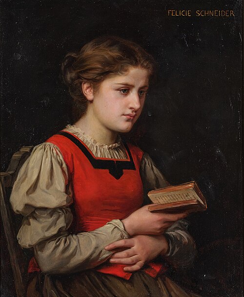 Reading Hour, 1888, Félicie Schneider
