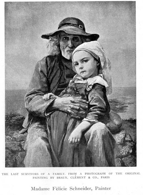 The Last Survivors of a Family, 1870, Félicie Schneider