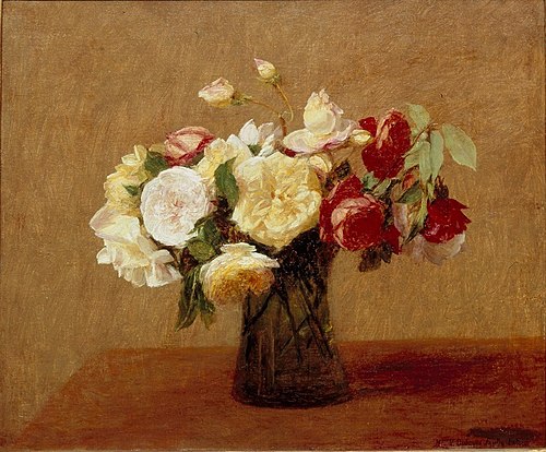 Vase de fleurs, 1876, Victoria Dubourg