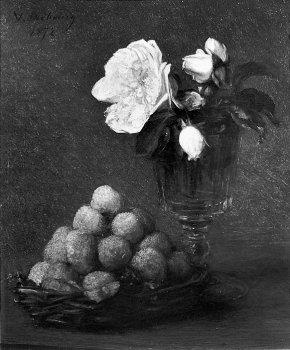 Roses et fraises, 1872, Victoria Dubourg
