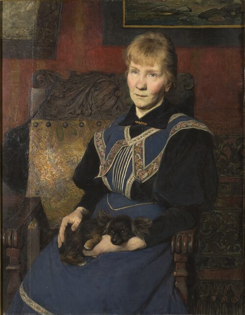 The artist's sister, 1900, Jeanna Maria Charlotta Bauck