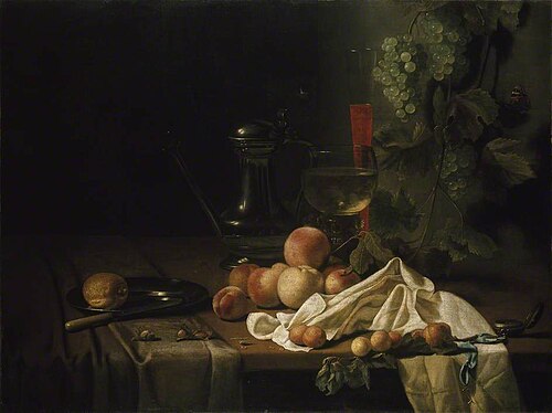 Still Life with Fruit, 1679, Abraham van Calraet
