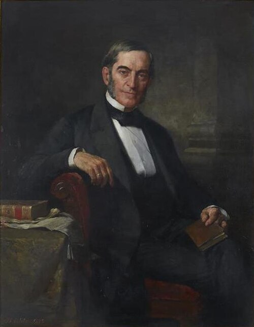 Portrait of Peter McCall (1809-1880), 1879, Albrecht Bernhard Uhle