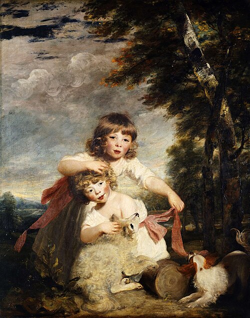 The Brummel Children, 1781, Joshua Reynolds
