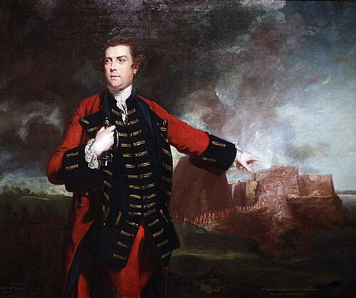 General William Keppel, Storming the Morro Castle, 1762, Joshua Reynolds