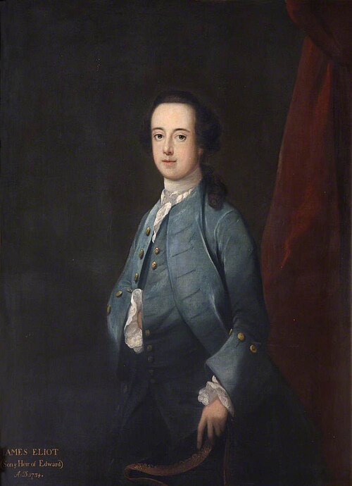 James Eliot (1718–1742), 1734, Joshua Reynolds