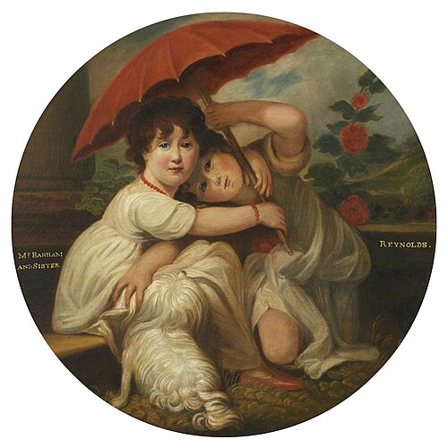 Mr Barham and Miss Barham, 1750, Joshua Reynolds