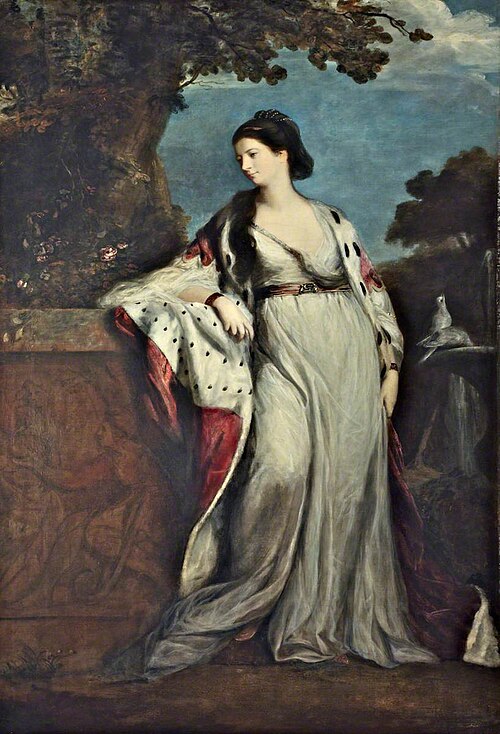 Elizabeth Gunning (1733–1790), Duchess of Hamilton and Argyll, 1760, Joshua Reynolds