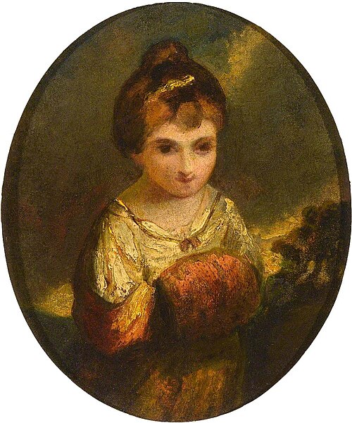 Portrait of a Girl (possibly Theophila Palmer, 1757–1848), 1767, Joshua Reynolds