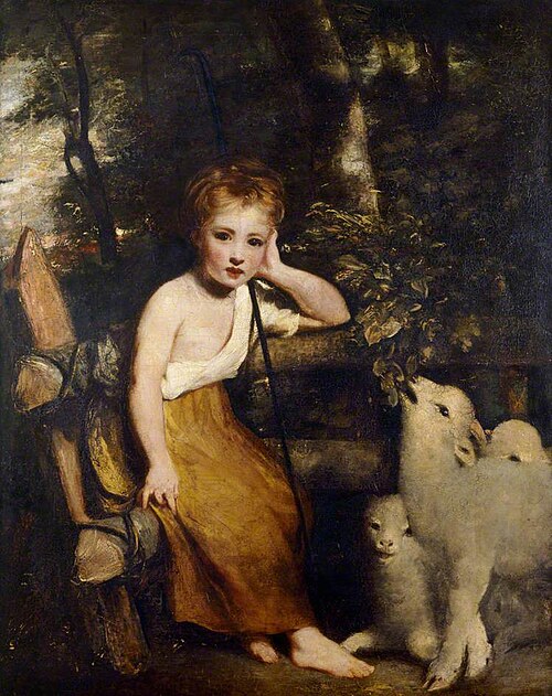 The Young Shepherdess, 1770, Joshua Reynolds