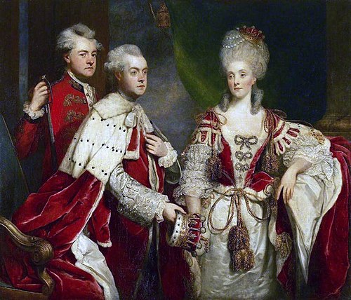 George, 2nd Earl Harcourt, his wife Elizabeth, and brother William, 1780, Joshua Reynolds
