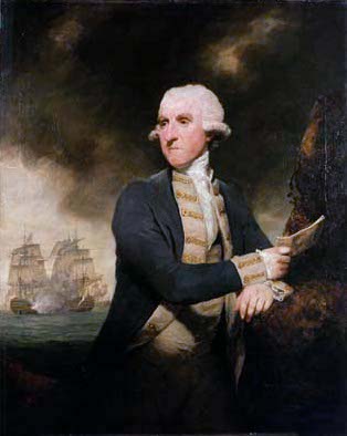 Admiral Lord Hood, 1782, Joshua Reynolds